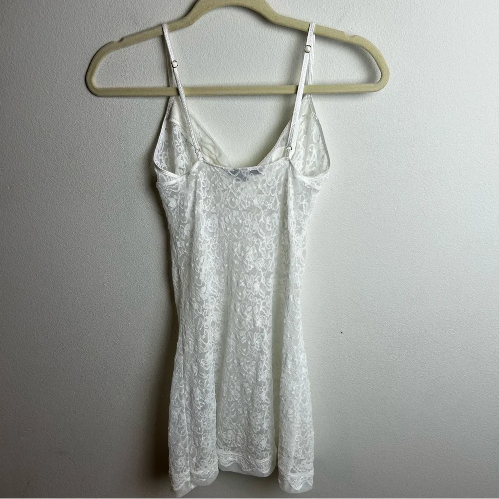 Vintage Victoria's Secret sheer white lace slip dress bridal size: M - Picture 9 of 11